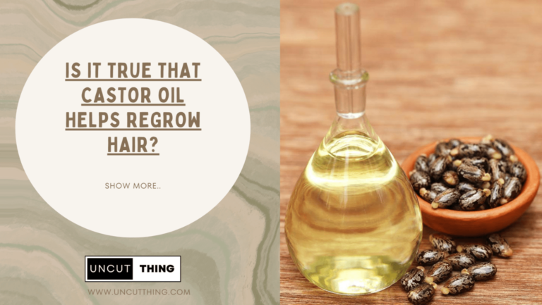 Is it true that castor oil helps regrow hair?